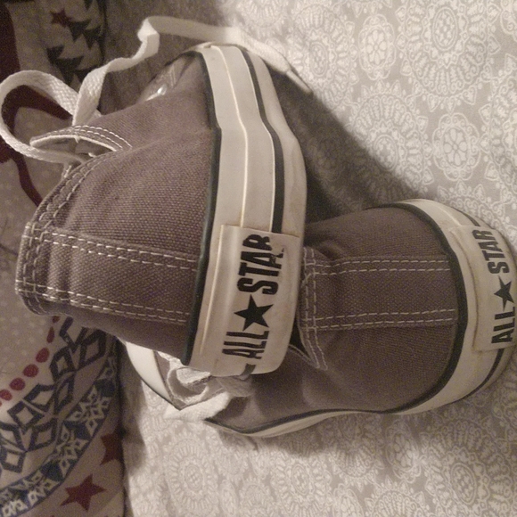 Gray Converse All Star sz 8W 6 M - Picture 7 of 7